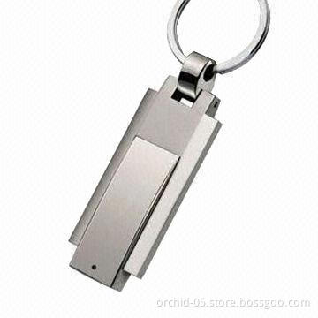 Spinning USB Flash Drive, Optional Imprinted or Engraved Logos